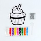 Набор для творчества. Фреска фигурная «Капкейк» - фото 23427093