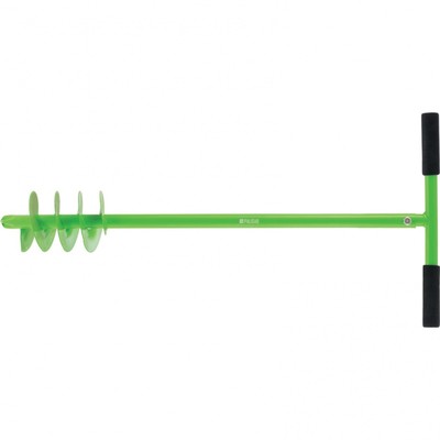 Бур садовый. шнековый, d - 110 мм, длина 79 см, зелёный