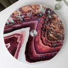 Подставка стеклянная для торта вращающаяся Доляна «Жеода», d=32 см ㅤ - Фото 2