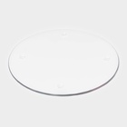 Доска разделочная Доляна «Голубой Агат», d=20 см, стекло, синяя - Фото 4