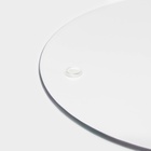 Доска разделочная Доляна «Голубой Агат», d=20 см, стекло, синяя - Фото 5