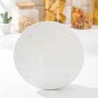 Доска разделочная Доляна «Малахит», d=20 см, стекло, зелёная - Фото 3