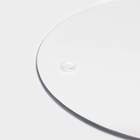 Доска разделочная Доляна «Жеода», d=20 см, стекло, розовая - Фото 5