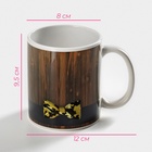 Кружка-хамелеон Доляна «Брутальный джентльмен», 350 мл, керамика, коричневая - Фото 3