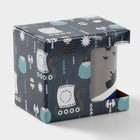 Кружка - хамелеон Доляна «Служу отечеству», 350 мл, керамика, чёрная, зелёная - Фото 6