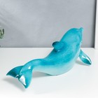 Сувенир полистоун свет "Голубой дельфин" 14х17х42,5 см - Фото 2