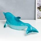 Сувенир полистоун свет "Голубой дельфин" 14х17х42,5 см - Фото 3