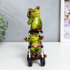 Фигурка полистоун лак «Лягуха: Мамочка с малышом в коляске», 16.7×6.3×15.5 см - Фото 6