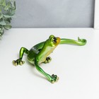 Сувенир полистоун лак "Зелёная ящерка" 7,5х13,5х22 см - Фото 2