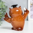 Сувенир полистоун лак "Филин - Выпускник" 9,8х5,5х10,6 см - фото 24314433