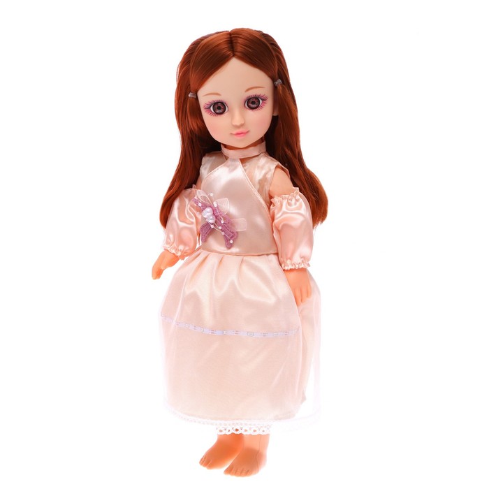 Кукла классическая «Маша» 41 см со светом, английская озвучка, в платье 53292