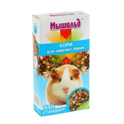 Корм зерновой «Мышильд стандарт» для морских свинок, 400 г, коробка