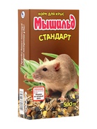 Зерновой корм «Мышильд стандарт» для декоративных крыс, 500 г, коробка - Фото 4