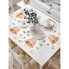 Комплект салфеток для сервировки стола «Счастливая пасха», прямоугольные, размер 32х46 см, 4 шт - Фото 1