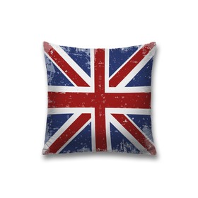 Наволочка декоративная «Винтажный флаг Великобритании», на молнии, размер 45х45 см