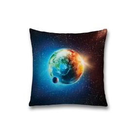 Наволочка декоративная «Земля из космоса», на молнии, размер 45х45 см