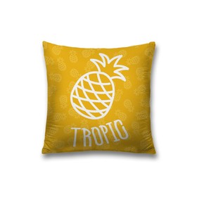 Наволочка декоративная «Тропический ананас», на молнии, размер 45х45 см