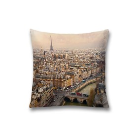 Наволочка декоративная «Красочный Париж», на молнии, размер 45х45 см