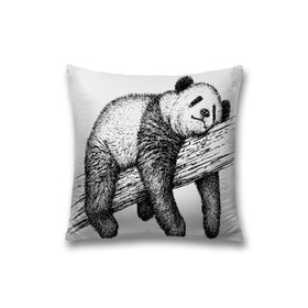 Наволочка декоративная «Усталая панда», на молнии, размер 45х45 см