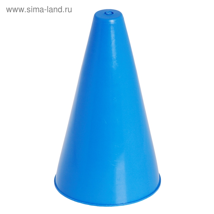 Конус для разметки полей и трасс, h=16 см, цвет синий - Фото 1
