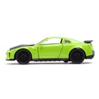 Машина металлическая «СпортКар», инерция, открываются двери, багажник, цвет зелёный - фото 6563622
