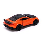 Машина металлическая «Спорт», инерция, открываются двери, багажник, цвет оранжевый - Фото 4