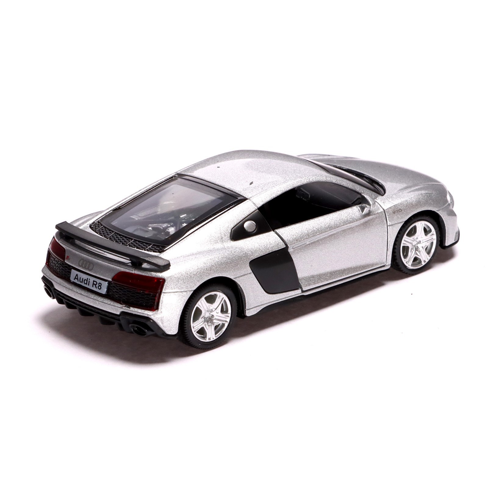 Машина металлическая AUDI R8 COUPE, 1:32, инерция, открываются двери, цвет  серый (7335817) - Купить по цене от 485.00 руб. | Интернет магазин  SIMA-LAND.RU