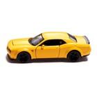 Машина металлическая DODGE CHALLENGER SRT DEMON, 1:32, инерция, цвет желтый - Фото 2