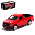 Машина металлическая FORD F-150, 1:32, инерция, открываются двери, цвет красный - Фото 1