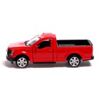 Машина металлическая FORD F-150, 1:32, инерция, открываются двери, цвет красный - Фото 2