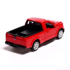 Машина металлическая FORD F-150, 1:32, инерция, открываются двери, цвет красный - Фото 3