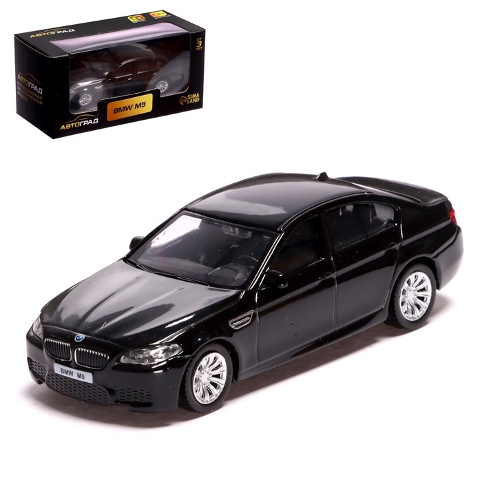 Машина металлическая BMW M5, 1:43, цвет синий - Фото 1