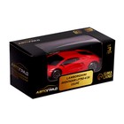 Машина металлическая LAMBORGHINI AVENTADOR LP750-4 SV, 1:64, цвет красный - Фото 4