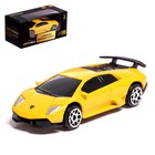 Машина металлическая LAMBORGHINI MURCIELAGO LP 670-4 SV, 1:64, цвет жёлтый - фото 318813352