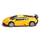 Машина металлическая LAMBORGHINI MURCIELAGO LP 670-4 SV, 1:64, цвет жёлтый - фото 4961861