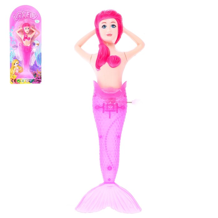 Игрушка заводная «Русалка», цвета МИКС - Фото 1