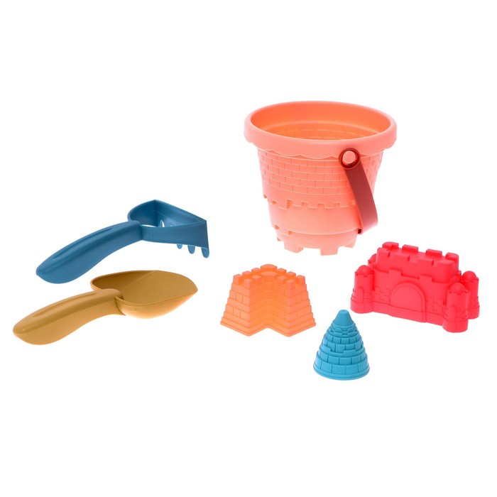 Песочный набор «Строитель замков», 6 предметов, МИКС 53336