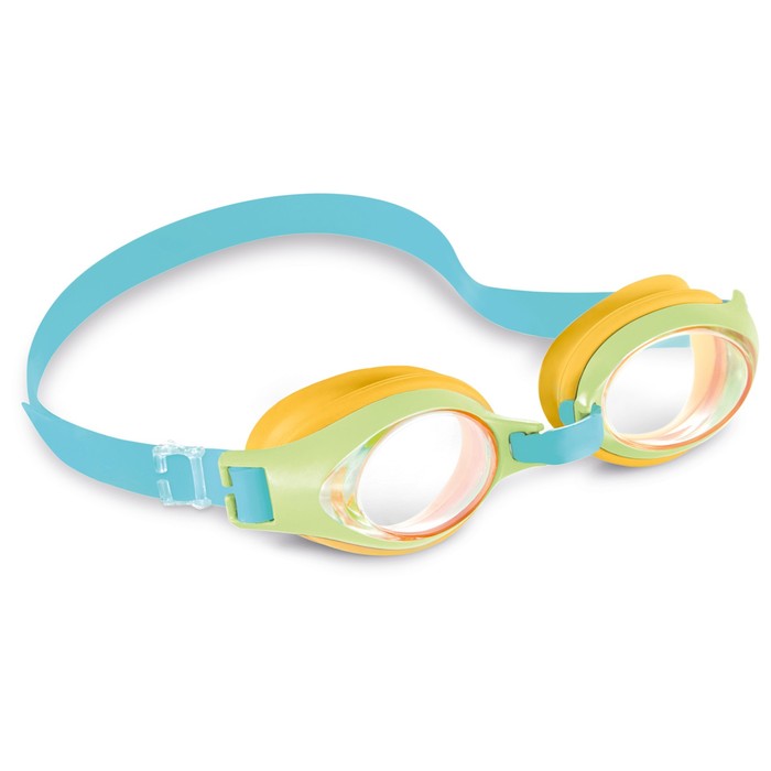 Очки для плавания, от 3 до 8 лет, цвет МИКС - фото 1911698049