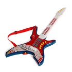 Игрушка музыкальная - гитара «Крутой рокер», звуковые эффекты, в пакете - фото 299716924