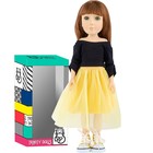 Кукла АНИКО, TRINITY DOLLS, жёлтая юбка, чёрная футболка - Фото 1