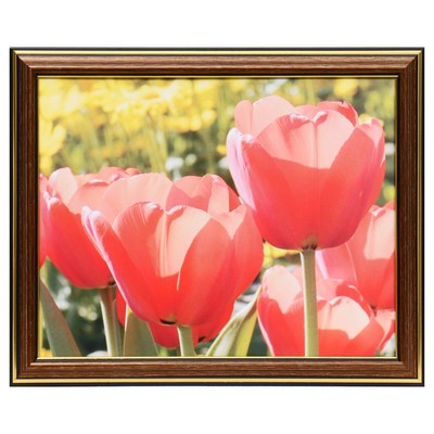 Картина «Солнечные тюльпаны», 20×25 (22×27) см