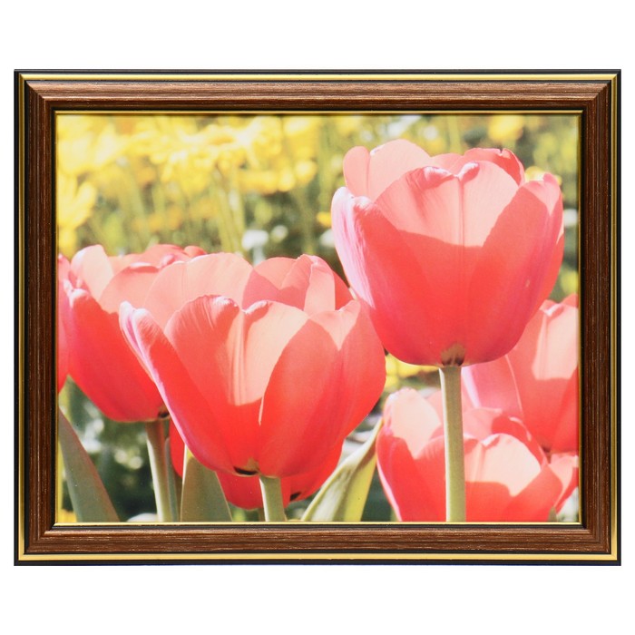 Картина «Солнечные тюльпаны», 20×25 (22×27) см - Фото 1