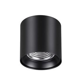 Светильник RECTE, 10Вт LED 4000K, 720лм, цвет чёрный, IP20