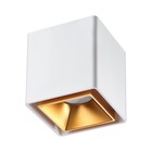 Светильник OVER, 10Вт LED, 4000К, 800лм, цвет белый/золото - фото 4088626