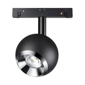 Светильник трековый SHINO 1-Ф, 10Вт LED, 4000К, 850лм, цвет чёрный/хром