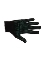 Перчатки, хб, вязка 7 класс, 6 нитей, размер 10, с ПВХ точками, чёрные, Greengo - Фото 9