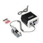 Аппарат для маникюра Luazon LMH-03, 6 насадок, 35 Вт, до 30000 об/мин, бело-чёрная - Фото 3