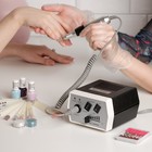 Аппарат для маникюра Luazon LMH-03, 6 насадок, 35 Вт, до 30000 об/мин, бело-чёрная - Фото 2