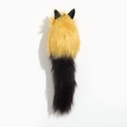 Игрушка для кошек "Кот-дружок", искусственный мех, корпус 7 см, жёлтая/чёрная - фото 6564025