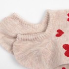 Носки женские MINAKU «Сердце», цвет бежевый, размер 36-37 (23 см) - Фото 2